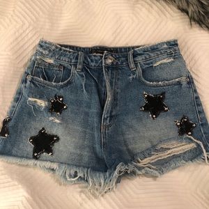 Zara star shorts
